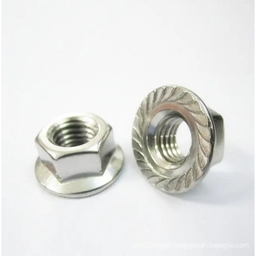 DIN6923 stainless steel 304 m30 flange nut
